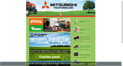 Desktop Screenshot of mitsubishitractores.com